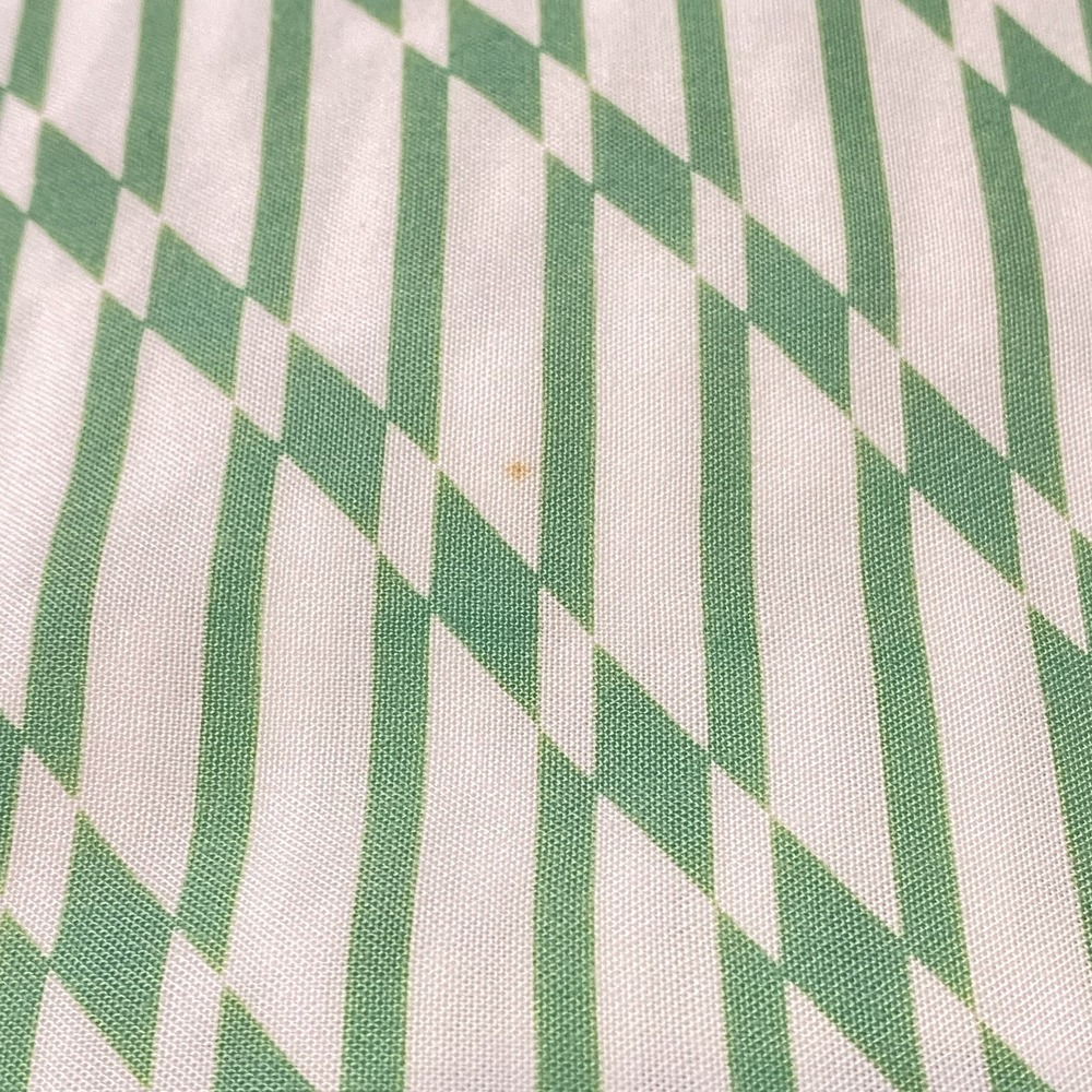 Ava Sky Green White Geometric Women Jumpsuit Small Jumper Jorja Green Ladder NWT - Picture 10 of 10